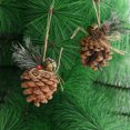 thumbnail image 4 of Christmas Pinecones Garland, Fall Thanksgiving Halloween Decorations, 4 PCS Christmas Tree Ornaments with Hanging Rope, Durable Pinecone Decorations for Holiday DIY Crafts and Festive Home Decor, 4 of 5