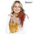 thumbnail image 3 of BASICO Warm Knit Winter Scarfs for Women Multi Color 2 Infinity Scarf Circle Loop Scarves, 3 of 3