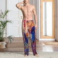 thumbnail image 2 of Rateoe Rooster Oil Painting Pattern Men’s Ultra-Soft Comfy Pajama Lounge Pants Sleepwear,Comfortable Lounge Wear,lightweight Pajamas, Casual Home Wear-X-Large, 2 of 6