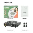Wobythan Electric Stove, Single Burner Cooktop, Compact and Portable
