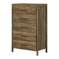 thumbnail image 2 of South Shore Gravity 5-Drawer Chest for Adult, in Natural Mango, 2 of 13