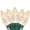 White, variant on 50 Multi-Color LED C7 Mini Christmas Lights, 20.25 ft Green Wire