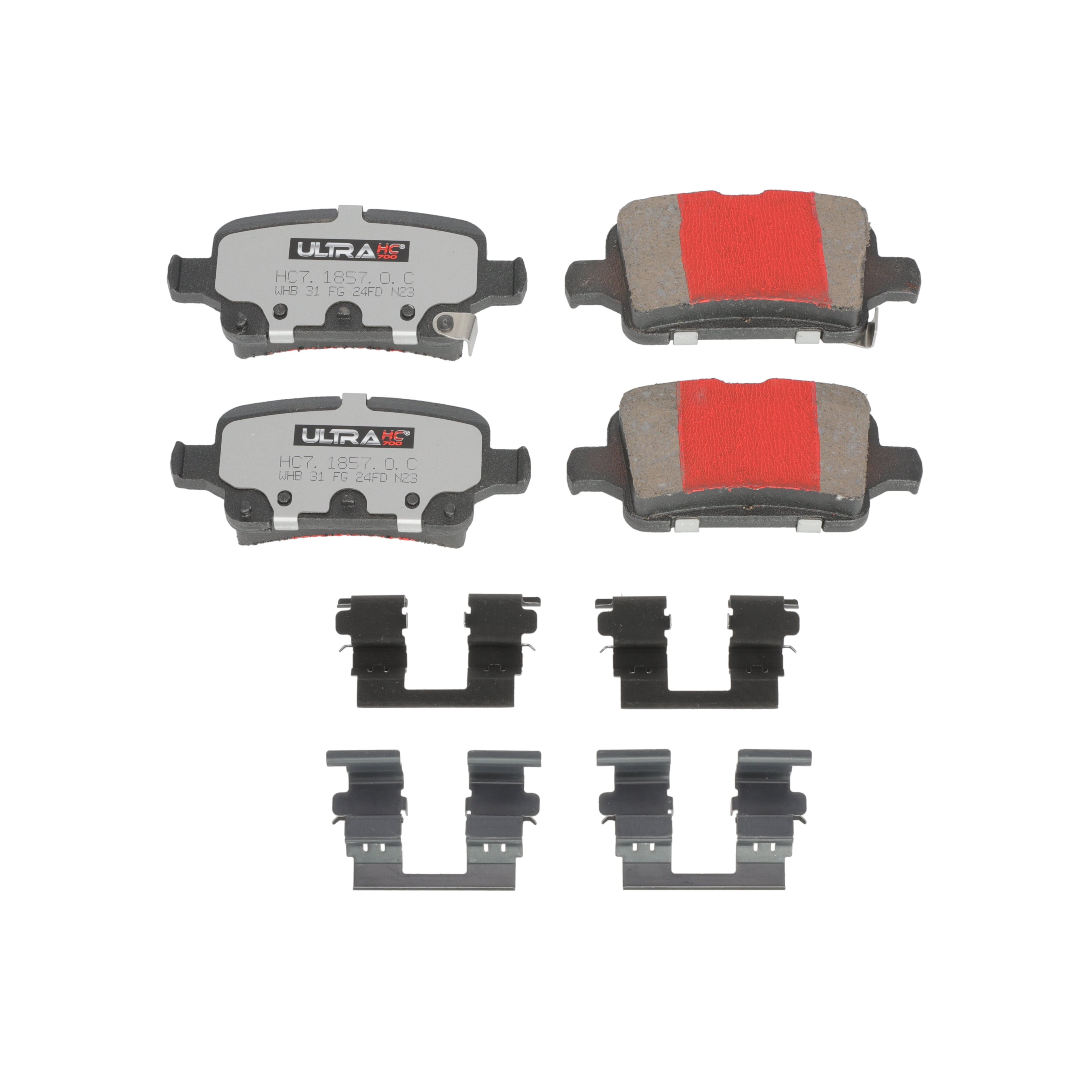 UltraHC 700 Brake Pad Set, Rear HC7.1857.0.C, Chevrolet Cruze 2019-2016