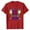 Red, variant on Nmnitkp Mens Shirts Crew Neck Funny Shirts Print Cool T Shirts Graphic Design Casual Summer Short Sleeve Fashion Tees Shirt for Men White,L