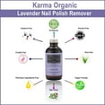 thumbnail image 5 of Karma Organic Natural Nail Polish Color with Soybean Lavender Nail Polish Remover - Non Toxic, Vegan, Cruelty Free, Acetone free, 5 of 9