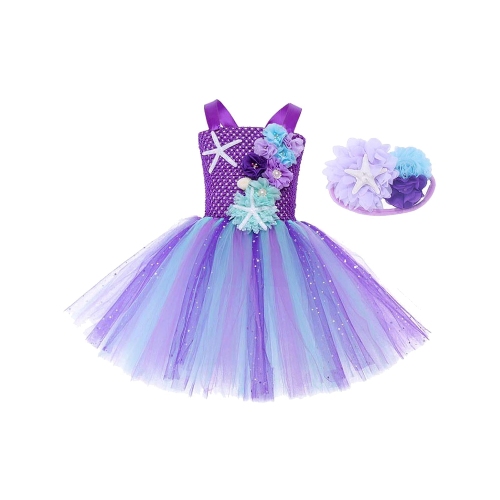 Girls mermaid fancy dress hot sale