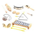 thumbnail image 3 of Instrumento de percusión Montessori de 9 piezas, juguete de percusión musical de madera, instrumentos musicales para niños, 3 of 9