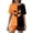 G281 Orange, variant on Likimi Halloween Pajamas For Women Set Crew Neck Hallowmas Graphic Print Short Sleeve Pjs Tops With Shorts Everyday Wear Fashion Sleepwear Orange Size L