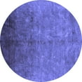 thumbnail image 1 of Ahgly Company Indoor Round Persian Blue Bohemian Area Rugs, 7' Round, 1 of 4