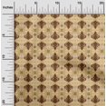 thumbnail image 2 of oneOone Polyester Lycra Gamboge Yellow Fabric Asian Ikat Craft Projects Decor Fabric Printed By The Yard 56 Inch Wide, 2 of 4
