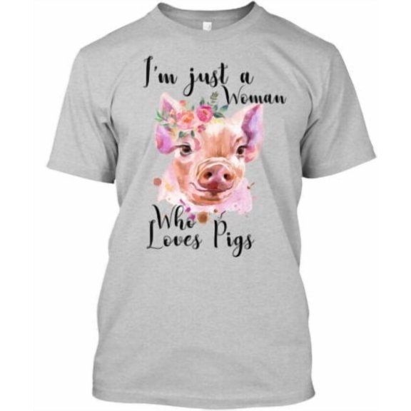 Velto Pig-woman T-Shirt Made in the USA All Size S-5XL