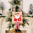 thumbnail image 1 of Fiudx Bolsa para Dulces Navideños, Diseño con Forma de Pie, Reutilizable, de Tela No Tejida, Ideal para Guardar Dulces y Pequeños Regalos, Decoración para Fiestas Navideñas, Tamaño Grande, 1 Unidad., 1 of 3