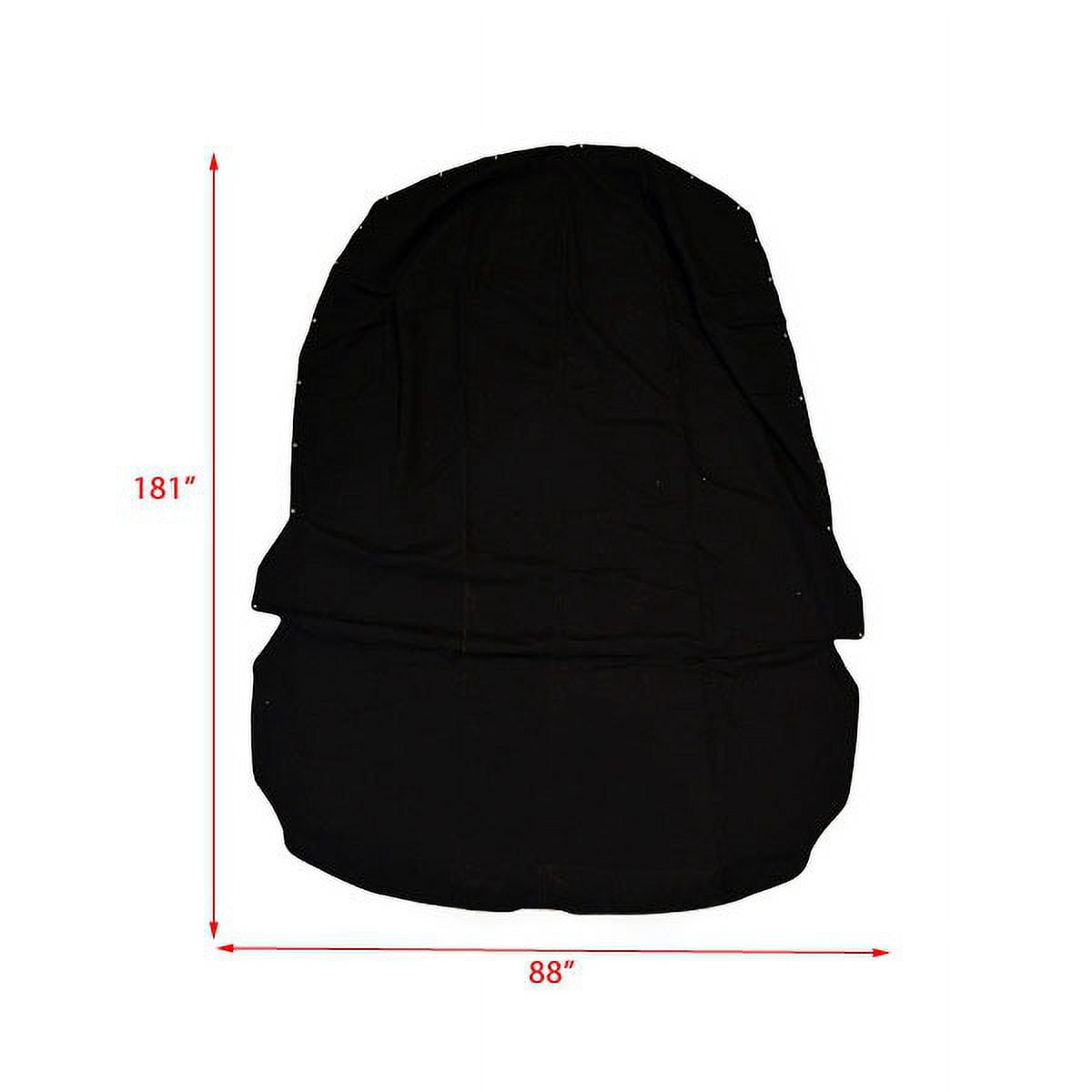 Larson Boat Snap-In Cockpit Cover 8422-5123 | 1850 LX Ameritex Black