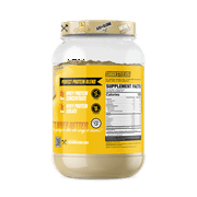 Axe & Sledge WHEY More Premium Protein Blend | 24g Protein, Whey Concentrate & Isolate | Prebiotic Fiber for Enhanced Absorption | Creamy, Delicious, Versatile | 30 Servings, Honey Grizzly Graham