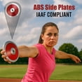thumbnail image 6 of Amber Fight Gear Prestige Discus 80% Galvanized Steel Rim Throw Discus with ABS Side Plates, Ideal for Training & Competition, IAAF Compliant, 1kg, 6 of 8