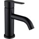 thumbnail image 1 of Grifo mezclador para lavabo negro con acero inoxidable para agua caliente, 1 of 1