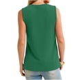 thumbnail image 5 of GUACER Waffle Knit Henley Tank Top for Women Sleeveless Button-Front Casual Tee Breathable Summer Camisole, 5 of 6