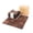 Brown, variant on Natural Acacia 12x12 Interlocking Wood Deck Tiles for Balcony, Garden, Patio, Poolside Decor - Waterproof Indoor & Outdoor Flooring - 12 Slats, Square Joints, Pack 9, White Oak Color
