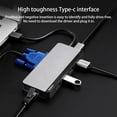 thumbnail image 4 of Seitruly USB-C LC10 Hub Office Home Unidad de expansión con conector de lector Extensor de transmisión de alta velocidad Reemplazo para Lenovo Thinkplus Electrónica, 4 of 6