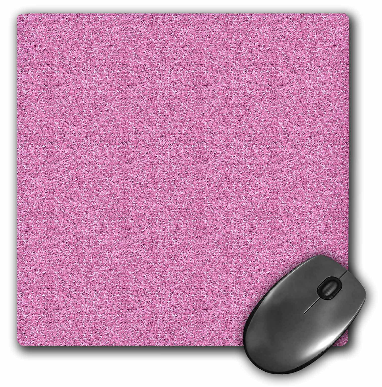 Joseph Mouse Pad,Non-Slip Waterproof Rubber Base Mousepad for Laptop-Glitter Black Makeup Eye Lashes Pink Rose Gold