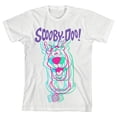 thumbnail image 1 of Scooby-Doo Glitch 3-D Effect Kids White T-Shirt, 1 of 2