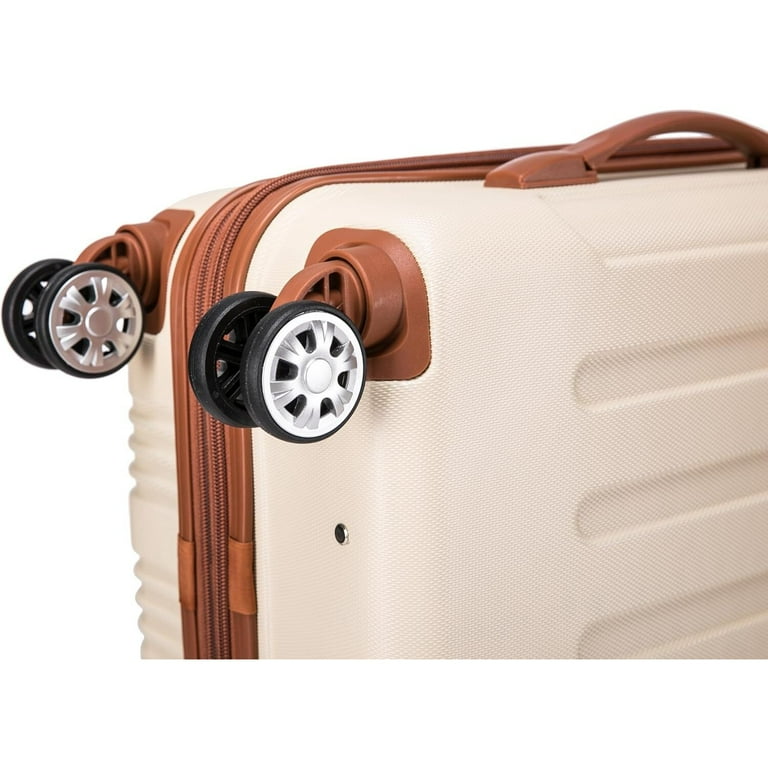 Rockland London ABS Hardside Expandable Luggage with Upright