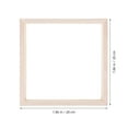 thumbnail image 2 of Raindrops 1Set Wooden Craft Frames for Diy Photo Frame and Art Display in Beige Shape, 2 of 8