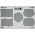 thumbnail image 2 of Striped Vines Placemats by Penny's Needful Things (Round - Set of 2) (Blue), 2 of 2