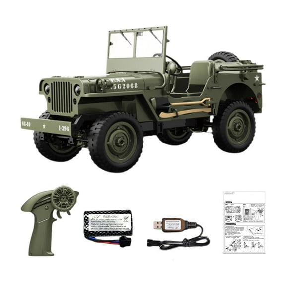 Army Green - Standard (A)$For Jeep 1:10 Simulation Model Remote Control Off-Road Vehicle Rc Remote Control Car