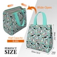 thumbnail image 3 of Corgi Dog and Flowers Insulated Lunch Bag for Women & Adults,Large Portable Soft Cooler Lunch Bag,Thermal Food Storage Tote with Pearl Cotton,8.66L,8.75x5.75x9.5 Inch, 3 of 6