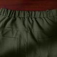 thumbnail image 6 of OGLCCG Boys' Stretch Pull on School Uniform Pants Kids Elastic Waist Straight Leg Twill Pants with Pockets Solid Color Dress Suit Pants 5-14 Years, 6 of 8