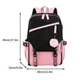 thumbnail image 3 of High-Value Computer Backpack Usb Charging Interface Middle School Student Schoolbag Large-Capacity Backpack(Pink), 3 of 4