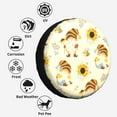 thumbnail image 6 of Kll Watercolor Bee Honey Honeycomb Bee Tire Cover,Universal Wheel Tire Cover For Trailer, Rv, Suv, Truck,Camper And Many Vehicle,(15 Inch), 6 of 7