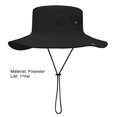 thumbnail image 5 of SPRING PARK Men Hat for Men Wide Brim Sun Outdoor Hiking Fishing Bucket Sun UV Hiking Fishing Cap, 5 of 5