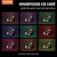 thumbnail image 2 of Expositor VEVOR para botellas de licor con iluminación LED, 4 niveles, 40 cm, 2 of 9