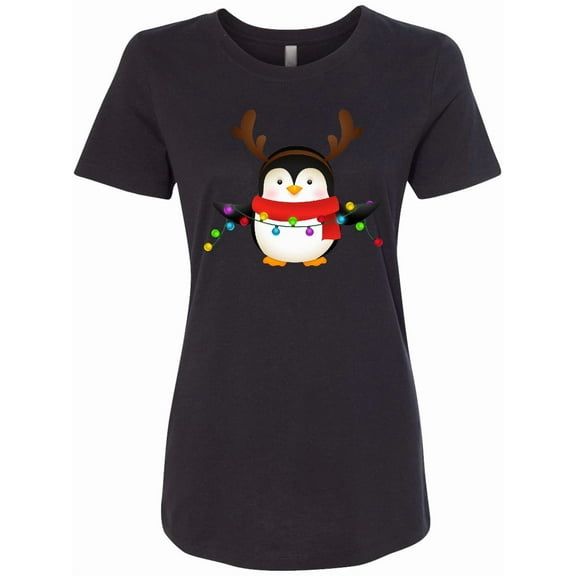 Inktastic Penguin Xmas Women's T-Shirt