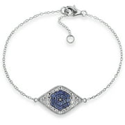 1/2 Carat T.g.w. Sapphire Diamond-accent