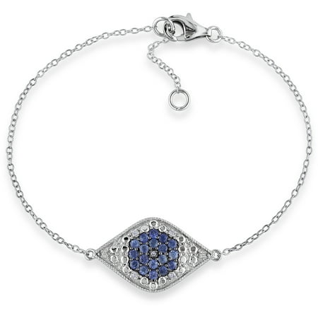 1/2 Carat T.g.w. Sapphire Diamond-accent