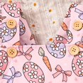 thumbnail image 4 of TOOYOU Baby Girl Bodysuits Cheap Toddler Girl Onesies Dress Ribbed Ruffle Bowknot Skirt Jumpsuit Cute Summer Clothes+Headband Breathable Rompers Pink Size 9-12 Months, 4 of 9