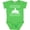 Apple Green, variant on Snowmobile Gift Silhouette Boys or Girls Baby Bodysuit