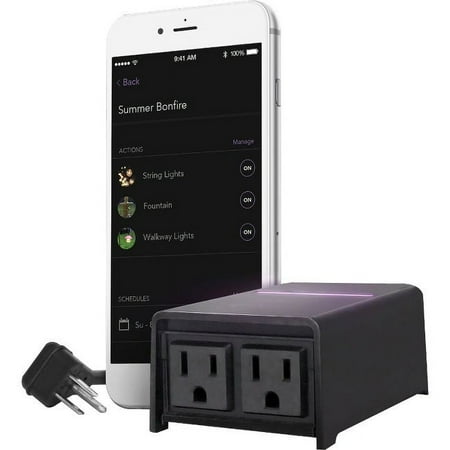 iDevices Smart Plug Outdoor Switch 120V AC - Siri, Alexa, Google Assistant