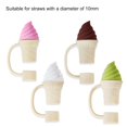 thumbnail image 2 of Mdesiwst Airtight Straw Covers Straw Cover Cartoon Silicone Straw Lid Set Splashproof Dustproof Straw End Plug for Cup Decoration Silicone Straw Tips, 2 of 8