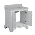 thumbnail image 6 of Katherine 36" Bathroom Vanity with White Cabinet and Carrara Marble Top, 6 of 6
