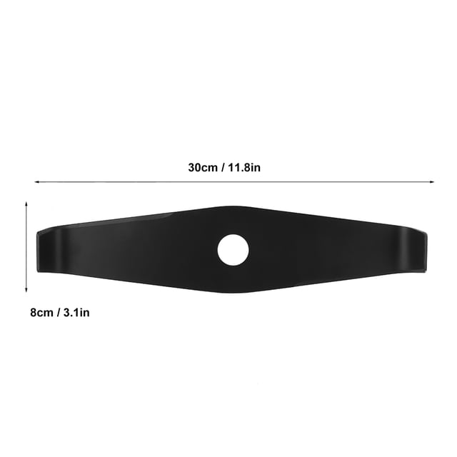Blade Manganese Steel Brush Cutter 2 Tooth Blade Lawn Mower Blade Replacement Accessories