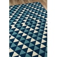 thumbnail image 2 of Momeni Geometric Aztec Modern/Contemporary Baja Optical Area Rugs, Blue, 27" x 90", 2 of 4