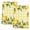 Yellow, variant on Yellow Lemon Kitchen Towels Set of 2, Summer Floral Fruit Leaves Botanical Grid Absorbent Dish Towels for Kitchen, Microfiber Hand Towel, Quick Drying Tea Towel for Cleaning Decorative Dishcloths