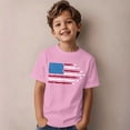 thumbnail image 2 of MuXiKeJi Clothes Girl American Flag Shirts Bow Tshirt 4th of July Shirt Cotton Short Sleeve Tees 2-12 Years, 2 of 7