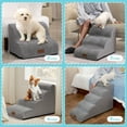 thumbnail image 5 of PetSafe Curved Dog Stairs – Foam Ramp for Small Pets, Non-Slip Ladder for Bed & Sofa with Waterproof Cover, 5 of 5