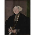 thumbnail image 2 of Hans Mielich 19x24 Gold Ornate Framed and Double Matted Museum Art Print Titled - Portrait of Maria Kitscher, Mrs. Von Freyberg (1545), 2 of 4