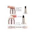 thumbnail image 4 of Juego de brochas de maquillaje 4 en 1, brocha para sombra de ojos, labios, corrector facial, rubor, base, con cepillo de limpieza y almacenamiento, depurador de silicona para brochas de maquillaje., 4 of 5